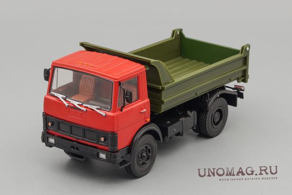 MAZ-5551 xe ben đỏ