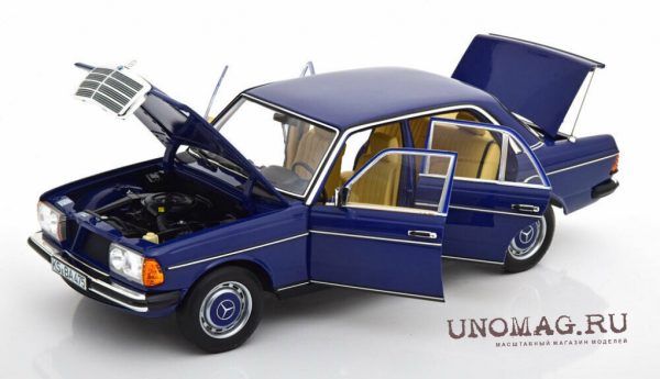 Mercedes-Benz 200 W123 Limousine 1982 xanh lam - Hình ảnh 6