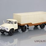 ZIL-130V1 kéo rơ mooc thùng ODAZ-794