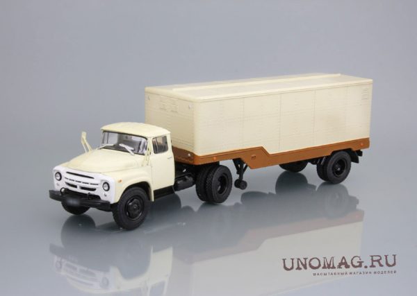 ZIL-130V1 kéo rơ mooc thùng ODAZ-794